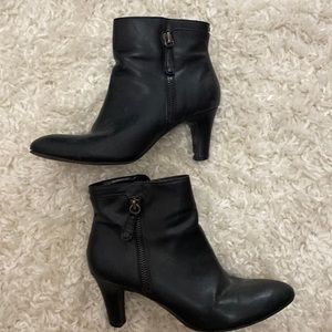 Black Booties with 2 in heels